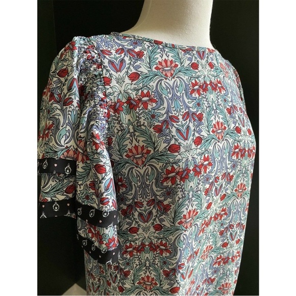 retro boho chic vintage 1970s style flow top - Picture 5 of 11